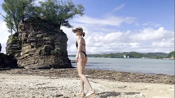 SFW Cleaning Natural Beach at Pacific Ocean