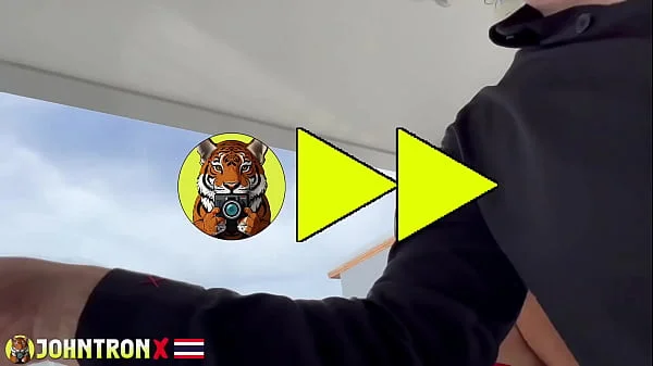 JohnTronX- Fucking and Creampie Thai slut with big tits from Pattaya