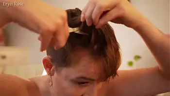 Scarlot Rose Full Head Shave with Eryn Rose