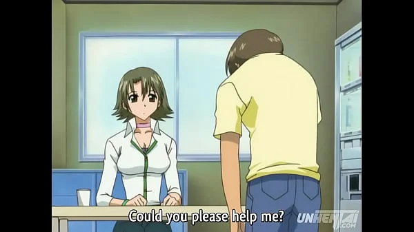 Hentai - Young Virgin Boy Begs a Busty MILF for Sex! [Uncensored] [Subtitled]