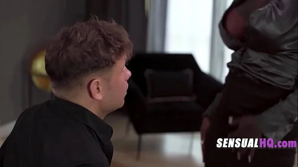 Stepmom: I know you've been watching this ass. You want to touch it?
