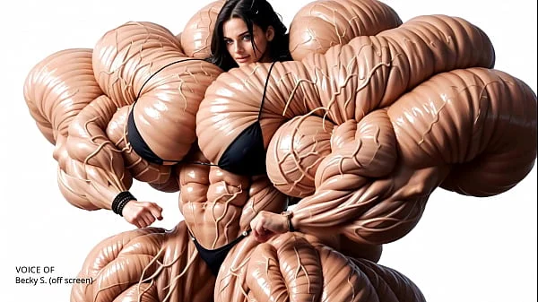 How big can she get? Pump Factory brings massive muscle growth to subject Natasha