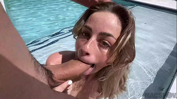 All Natural Petite Babe Seduces Big Dick JMac After Sneaking into His Backyard