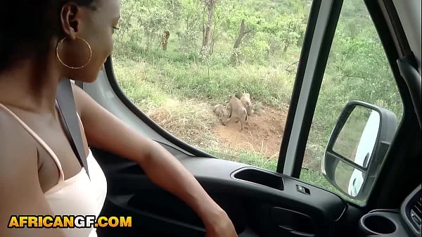 Nympho African Girlfriend Sucks My White Cock After Exotic Safari Date