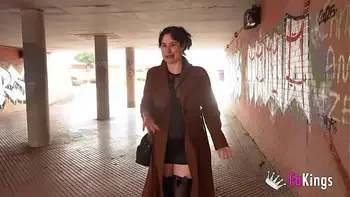 Emmita Smile and her HUGE BOOBS wants to seduce a young guy