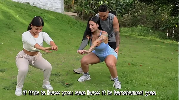 Workout routine ends in hot sex with a tattooed Latina part 1 - Dilan Clavijo