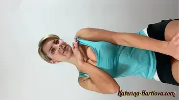 Above Camera Bouncing Boobs Panties Play And Fuck My Pussy By Glass Big Dildo