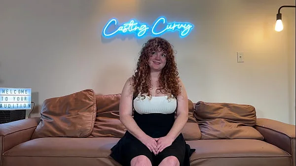 Casting Curvy: Busty Red Head Nurse Tries Out For Porn