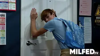 Slutty MILF Teacher Shocked by Her Student’s Massive Cock