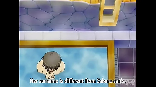 Hentai - I Get a Boner While My Stepmom Gives Me a Bath [Uncensored] [Subtitled]