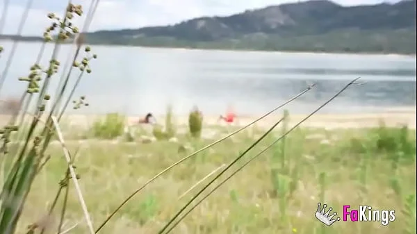 VOYEUR, I'm going to the beach and I have one intention: TO FUCK!!! I'm Luna Black X and you're going to get fucked - FAKings