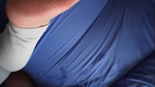 Step sister asked to touch her wet pussy in leggings and fuck her