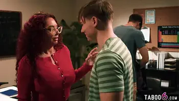 Students double penetrate their mature MILF teacher Kiki Daire