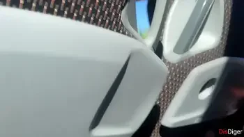 Crazy Man Takes Out His Cock On Public Bus - But Girl Doesn't Lose Her Head And Helps Him Cum