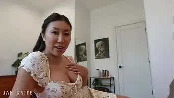 Beautiful Asian Babe gets hands on during study session - Nicole Doshi