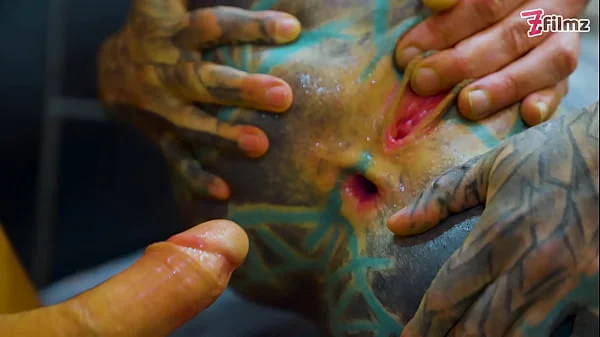 Pornstar Tattoo Artist gets Assfucked from Customer - hard Anal, ATM, facial cumshoot