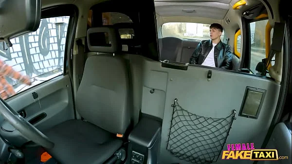 Cum inside my Wet Ginger Chuff Box - Female Fake Taxi creampie