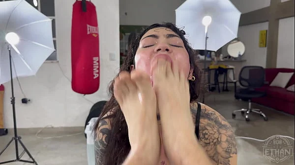 PUKE and PISS whore ARADIA gets no mercy anal and throat fucking (EXTREME ROUGH)