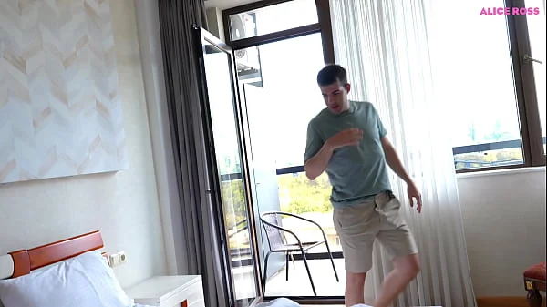 It's fucked up! I'm naked fucking in the bathroom with my hubby's friend while my cuckold waits for me in our bed!