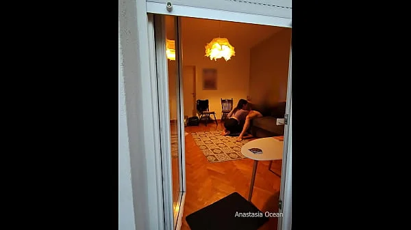 My step mom watches me suck my husband's dick.