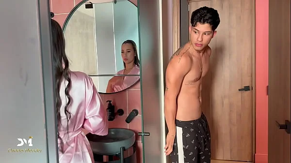 My step brother's girlfriend gets a lot of cock when we're left alone - Danner Mendez & Daniela Andrea