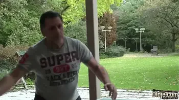 Guy fucks sweet teen pussy hardcore and fingers her during sex