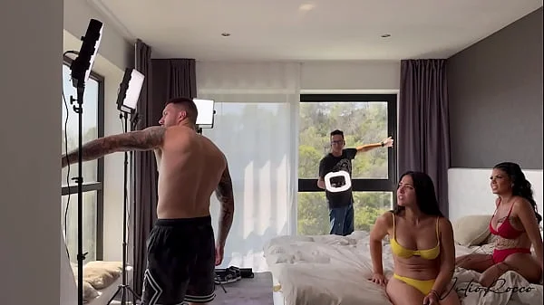 JulioRocco - BTS detrás de camara con los mejores culos. Kesha Ortega, Nuria Millán, Josy Black parte 1
