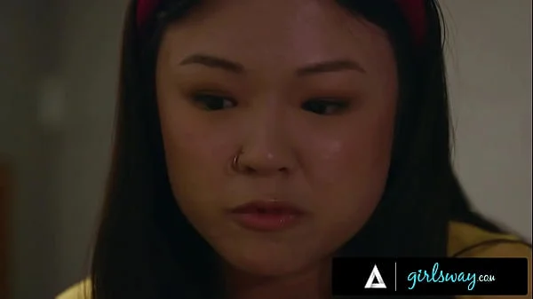 GIRLSWAY - Busty MILF Therapist Lexi Luna Gives 18 yo Asian Lulu Chu MULTIPLE INTENSE ORGASMS!