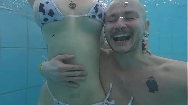 LET ́S FUCK! - Busty Latina Sucked & Tit Fucked Me In Thermal Bath of Budapest