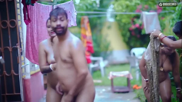 Three Horny Bhabhi Fucked By an Indian Dudhwala when their husband not at home ( Full Hindi Movie )