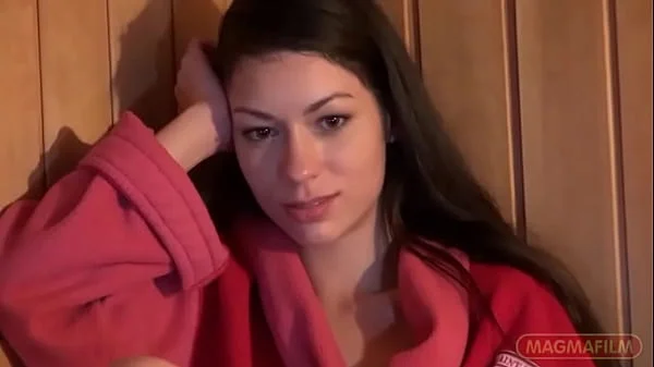 Young Girl Gets Horny in the Sauna and Does It to the Old Guy