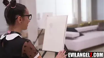 Kinky Painter Gets 3 Huge BBC Yves Morgan, Eva Generosi, Little Maly, Mannie Coco