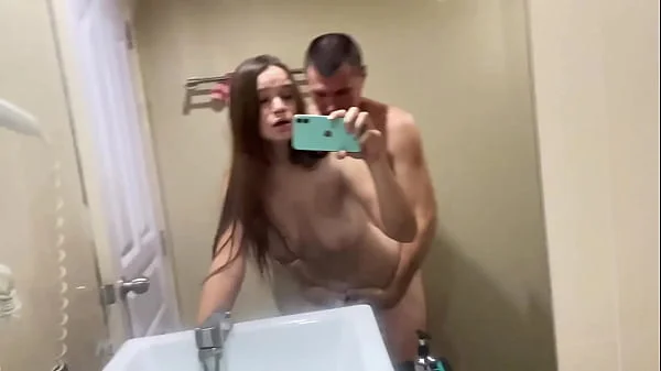 Stepbrother Looked on Stepsister in the Shower Until She Let Him Fuck Her