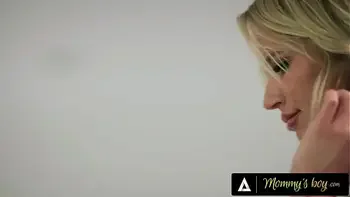 MOMMY'S BOY - Masturbating MILF Rachael Cavalli Catches Voyeur In Closet, Rides His Pervert Big Dick