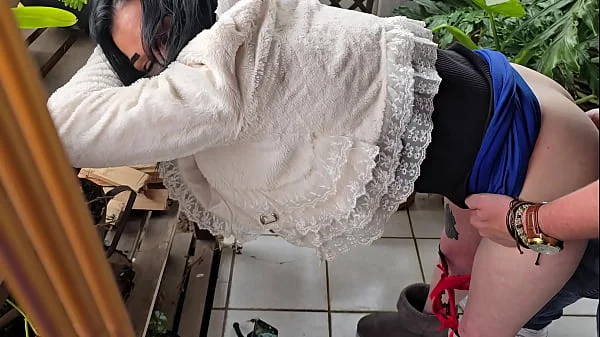 Cuckold My friend sharing his wife for a quick outdoor fuck