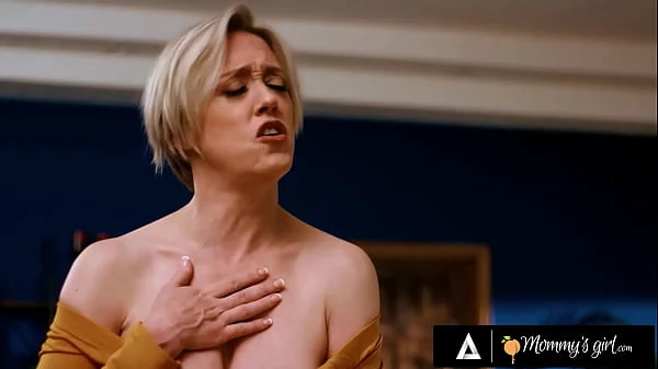 MOMMY'S GIRL - Stacked MILF Dee Williams Lifts stepbae Melody Marks' Spirits With Hot Sex