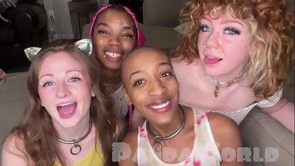 Redhead Big Titty Slut Gets Her Pussy Destroyed, Then BBC Shoots HUGE Load On 4 Faces Quad Facial