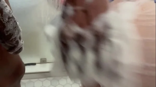 I'm a naughty big booty teen who sneaks into the shower daily with my hung stepdad behind my stepmom's back,I love getting pounded by his thick cock and taking deep creampies in my creamy pussy while stroking his huge BBC “Full Video On Xv