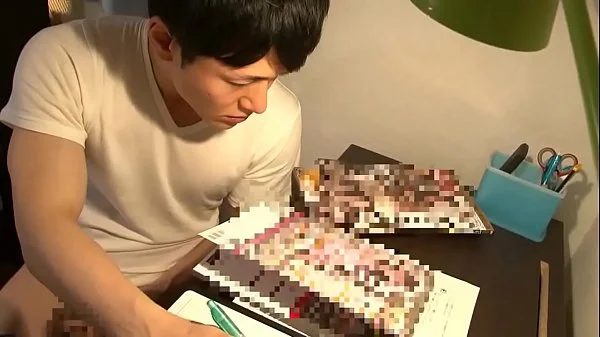 Japanese mom saw my hard dick