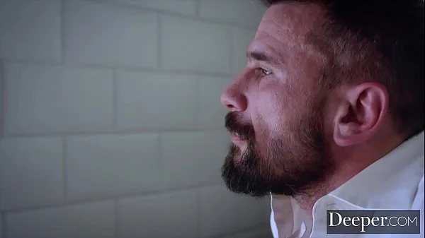 Deeper. Sexy Halle can't resist her ex-boyfriend's hard cock