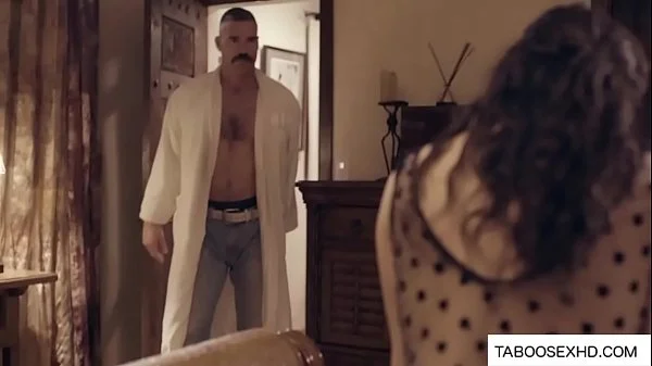 step Mom see dad cuming on stepdaughter