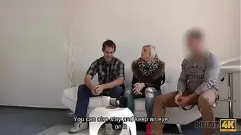 HUNT4K. Neighbor guy becomes cuckold when sells his girlfriend