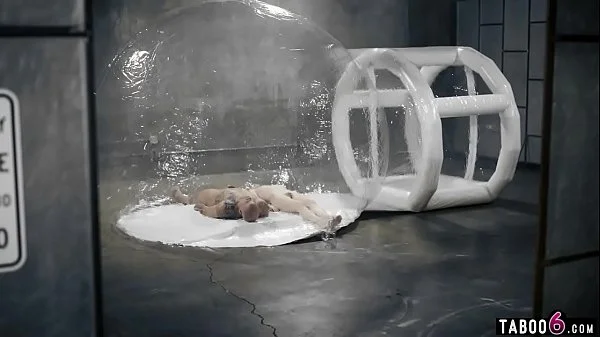 Couple locked up in future breeding pod to reproduce