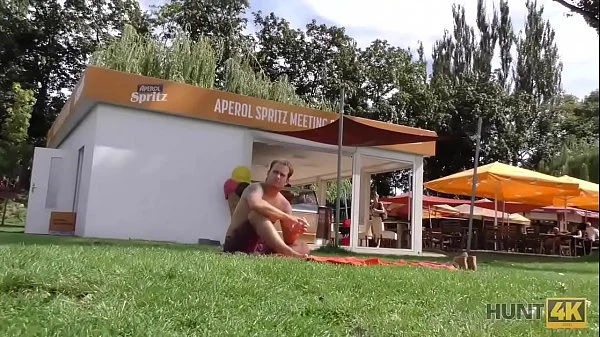 HUNT4K. Arrogant girl gets fucked all slits in public pickup porn