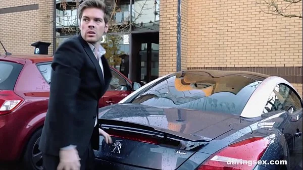 Hairy teen fucks with high class businessman