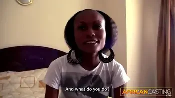 African maid fucked by big white tourist cock