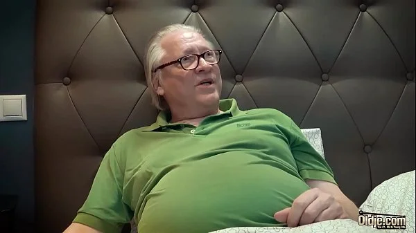 Big natural boobs teen gets fucked by grandpa