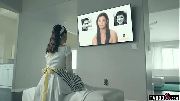 Teen housewife cheats the strict system in the future