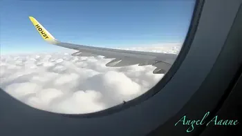 Public Airplane Blowjob