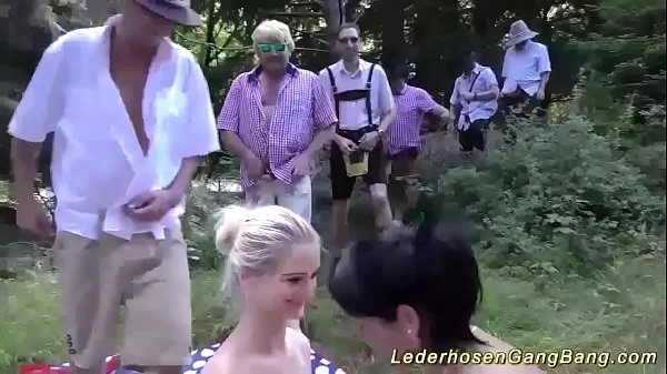 german outdoor oktoberfest groupsex orgy